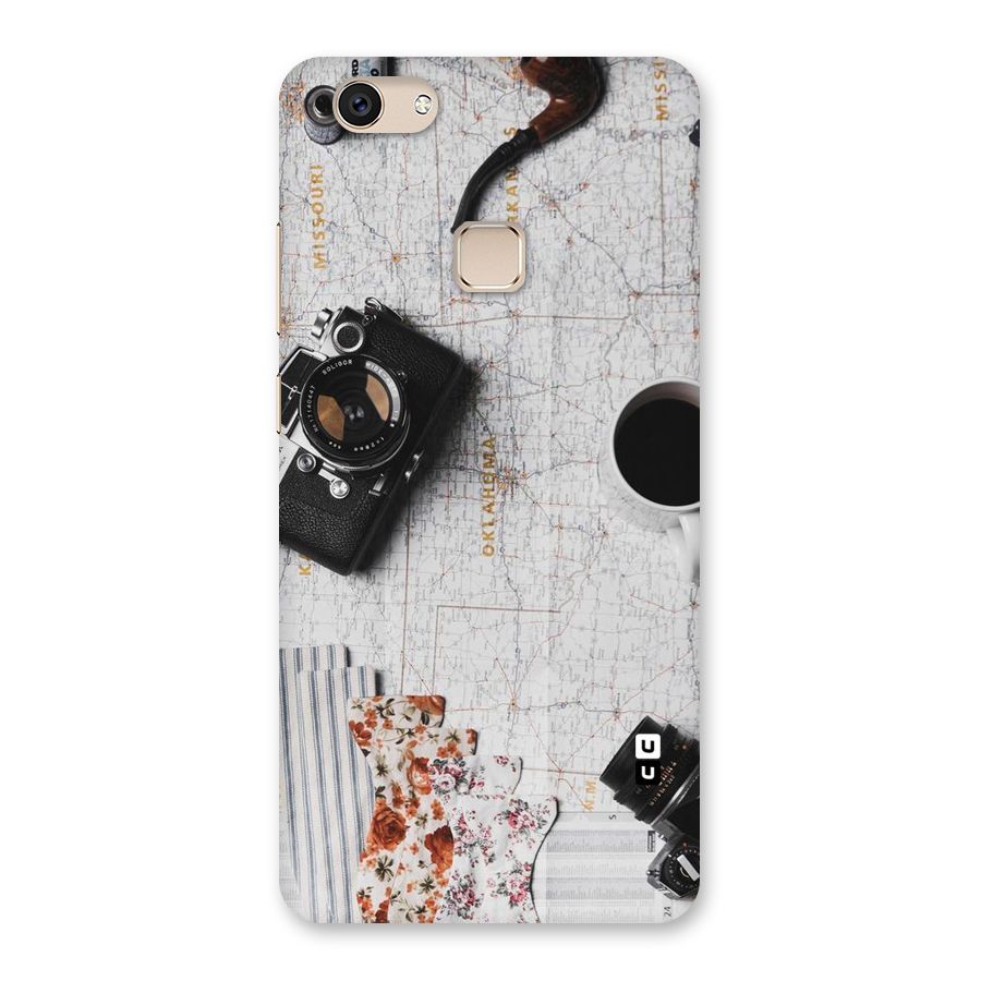 Camera Smoky Pipe Back Case for Vivo V7