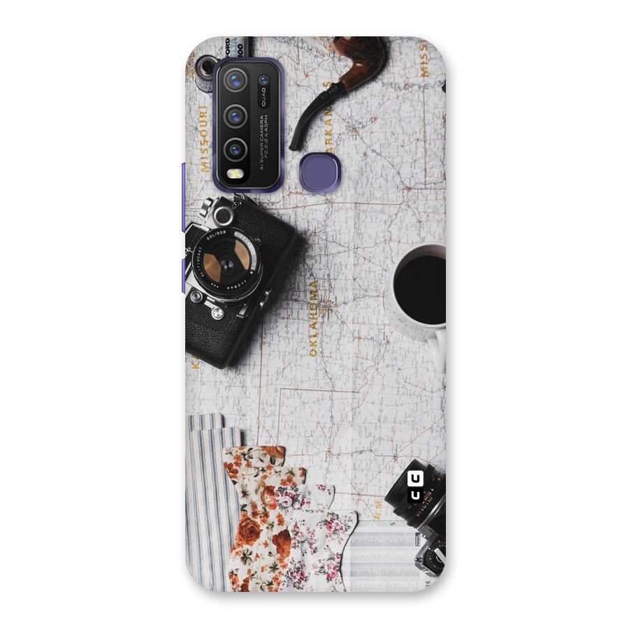 Camera Smoky Pipe Back Case for Vivo Y50