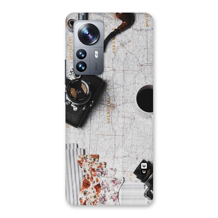 Camera Smoky Pipe Back Case for Xiaomi 12 Pro