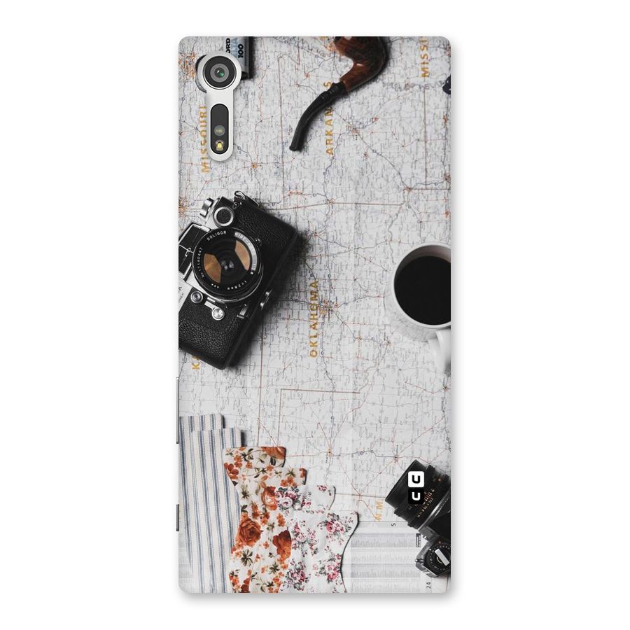 Camera Smoky Pipe Back Case for Xperia XZ