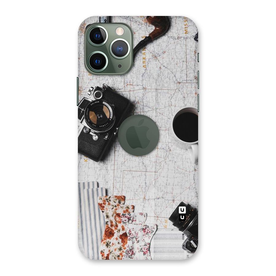 Camera Smoky Pipe Back Case for iPhone 11 Pro Logo  Cut