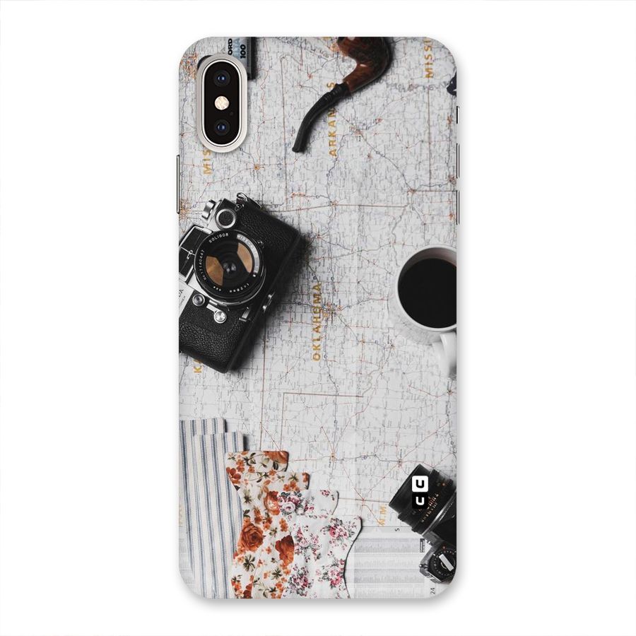 Camera Smoky Pipe Back Case for iPhone XS Max