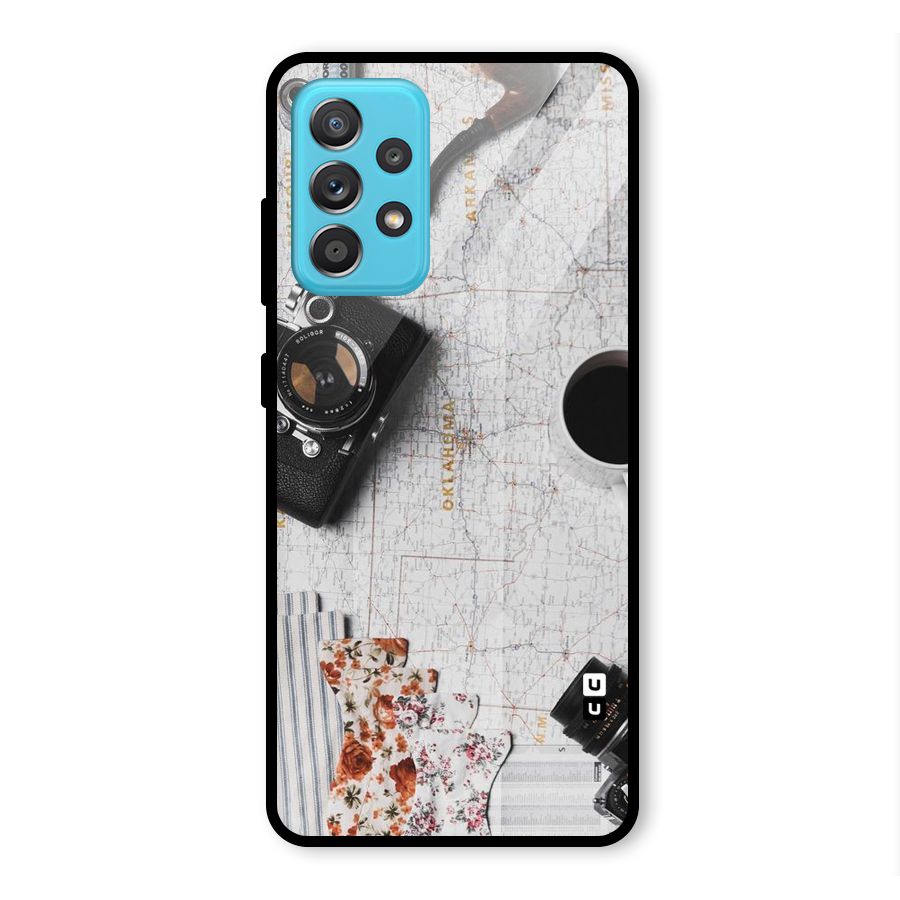 Camera Smoky Pipe Glass Back Case for Galaxy A52s 5G