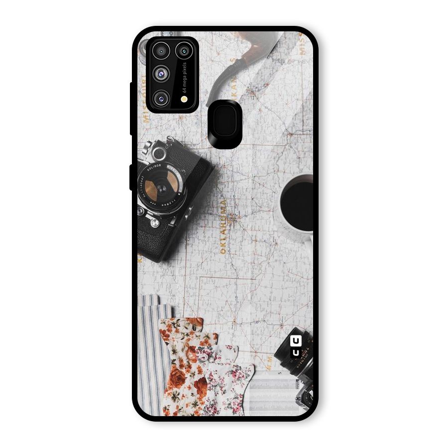 Camera Smoky Pipe Glass Back Case for Galaxy F41