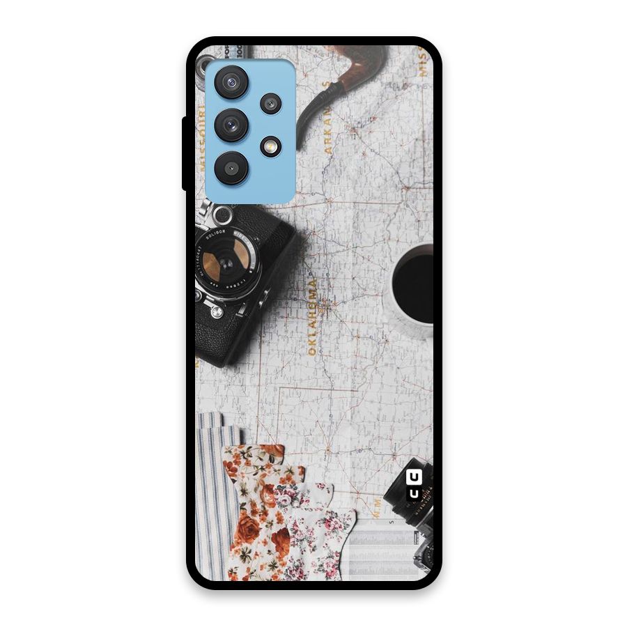 Camera Smoky Pipe Glass Back Case for Galaxy M32 5G