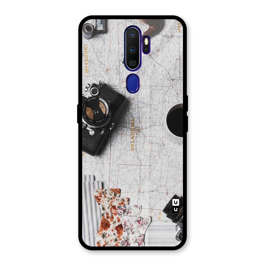 Camera Smoky Pipe Glass Back Case for Oppo A9 (2020)