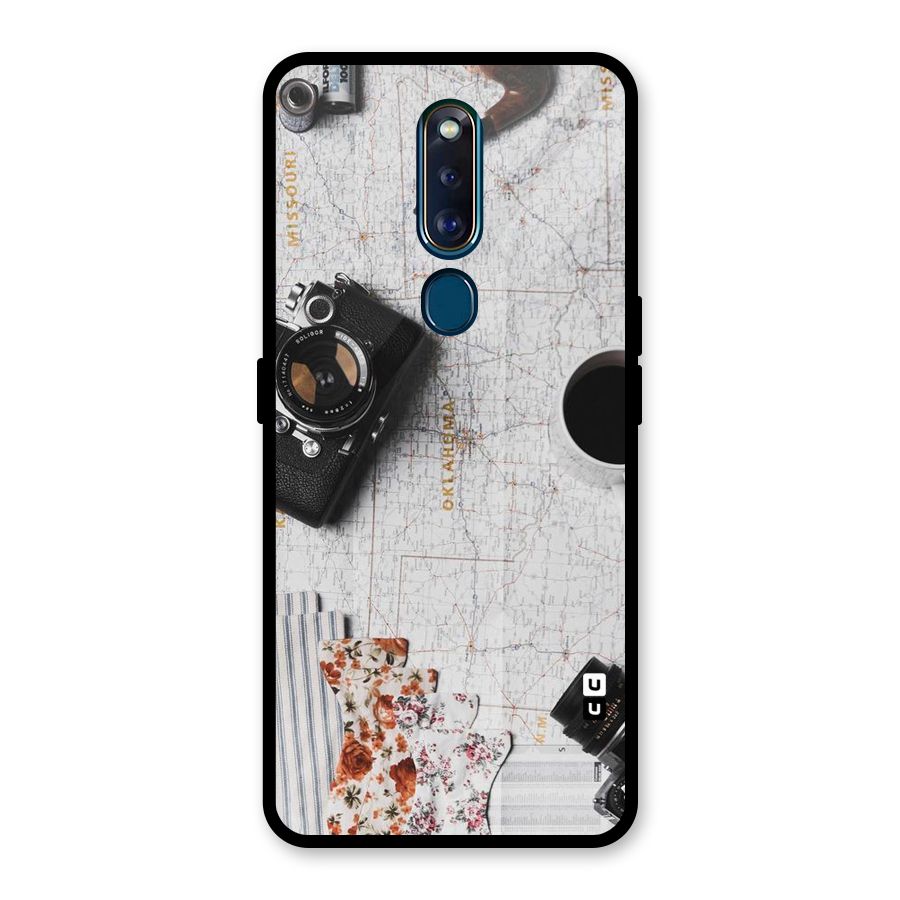 Camera Smoky Pipe Glass Back Case for Oppo F11 Pro