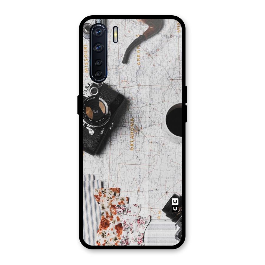 Camera Smoky Pipe Glass Back Case for Oppo F15