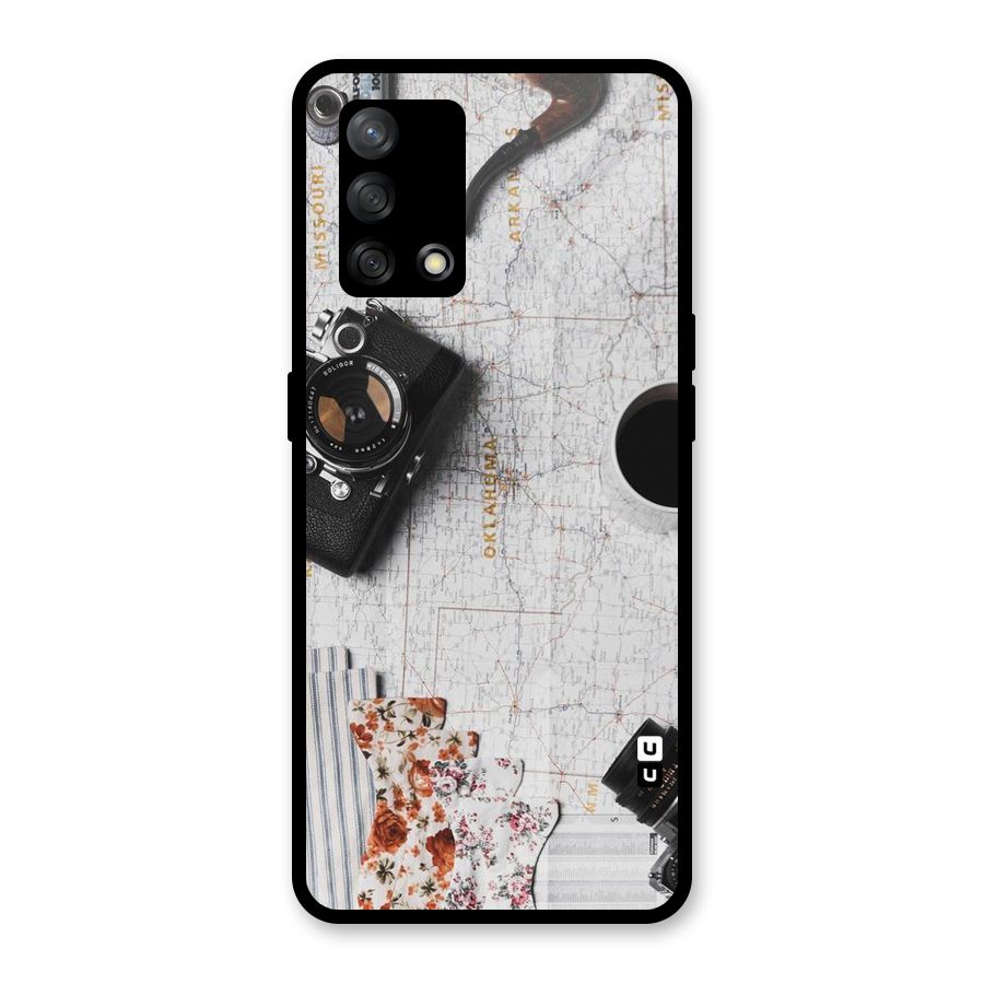 Camera Smoky Pipe Glass Back Case for Oppo F19