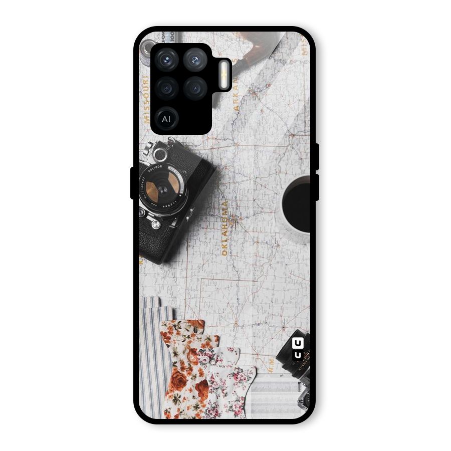Camera Smoky Pipe Glass Back Case for Oppo F19 Pro