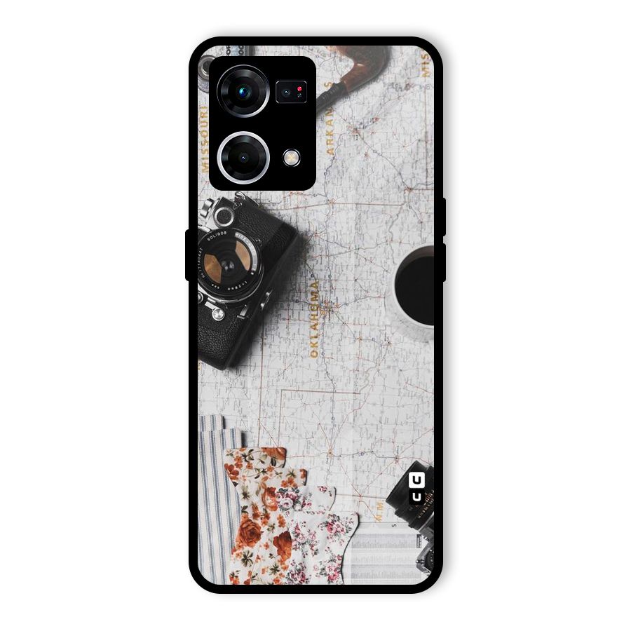 Camera Smoky Pipe Glass Back Case for Oppo F21 Pro 4G
