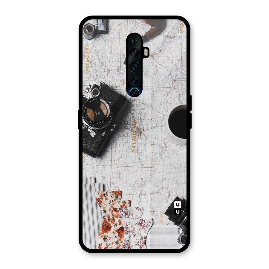 Camera Smoky Pipe Glass Back Case for Oppo Reno2 Z