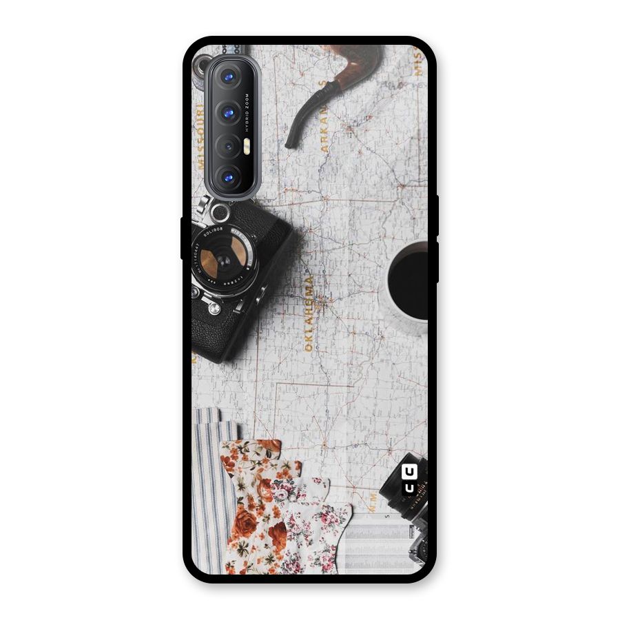 Camera Smoky Pipe Glass Back Case for Oppo Reno3 Pro