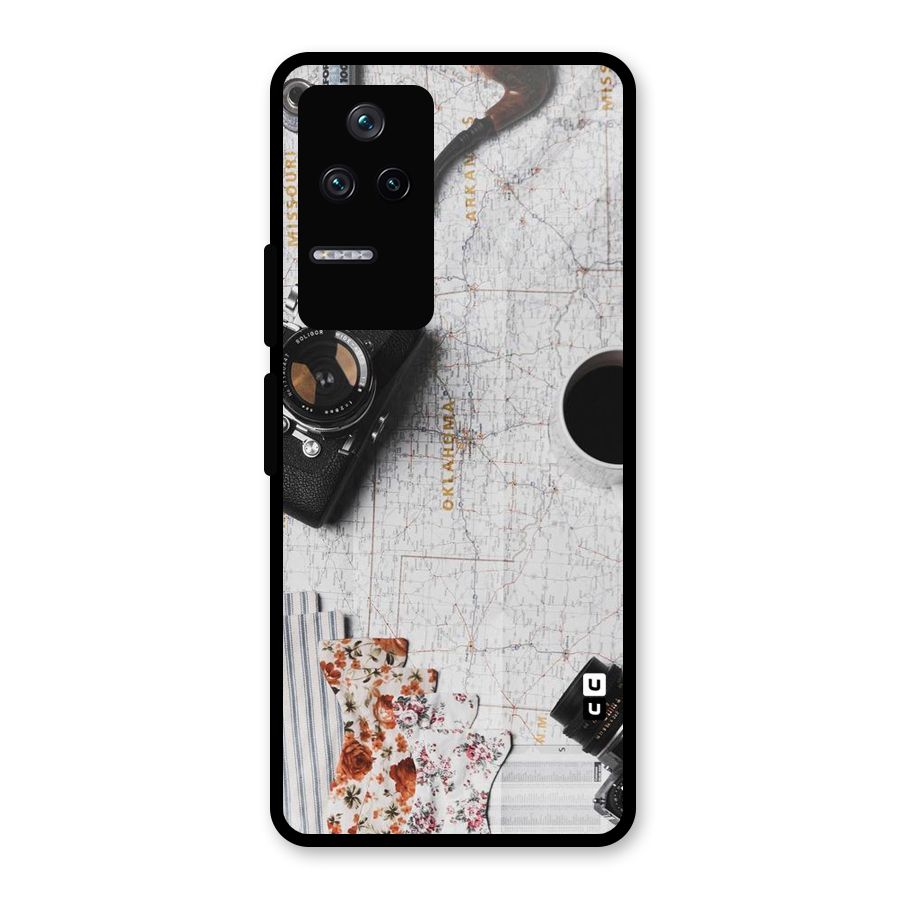 Camera Smoky Pipe Glass Back Case for Poco F4 5G