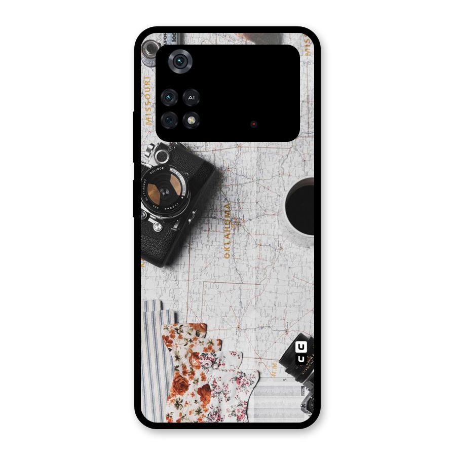 Camera Smoky Pipe Glass Back Case for Poco M4 Pro 4G