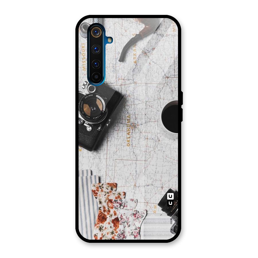 Camera Smoky Pipe Glass Back Case for Realme 6 Pro
