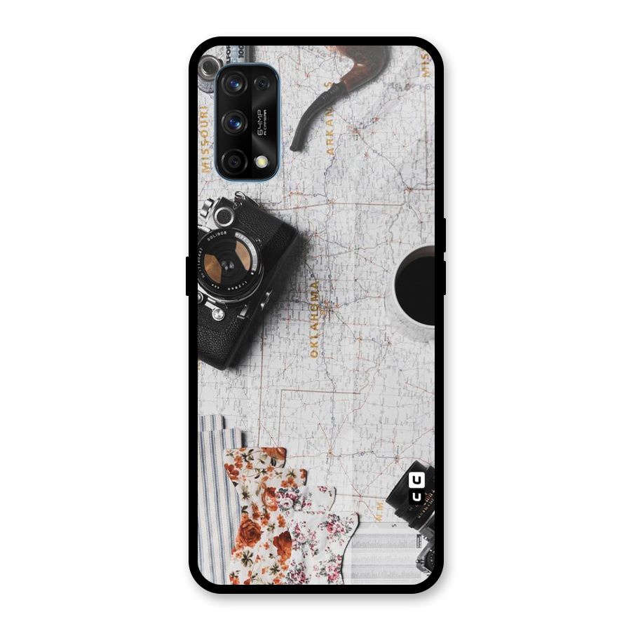 Camera Smoky Pipe Glass Back Case for Realme 7 Pro