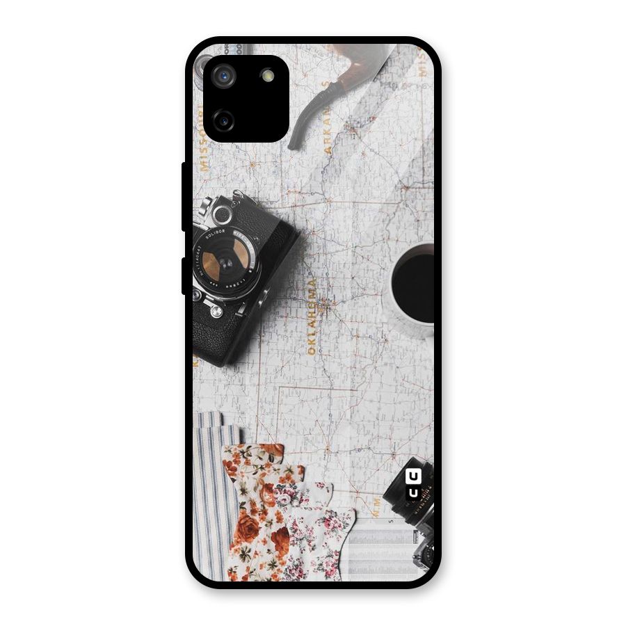 Camera Smoky Pipe Glass Back Case for Realme C11