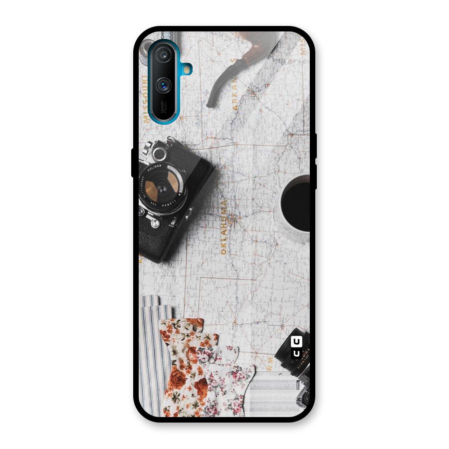 Camera Smoky Pipe Glass Back Case for Realme C3