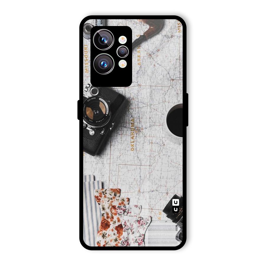 Camera Smoky Pipe Glass Back Case for Realme GT2 Pro
