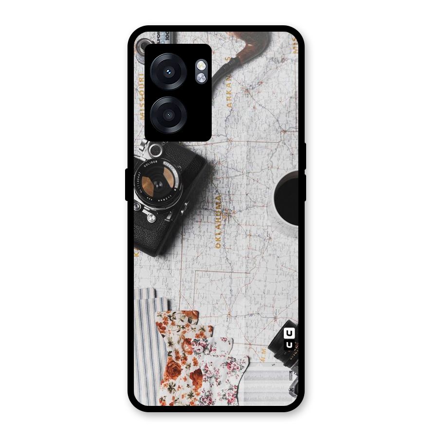 Camera Smoky Pipe Glass Back Case for Realme Narzo 50 5G