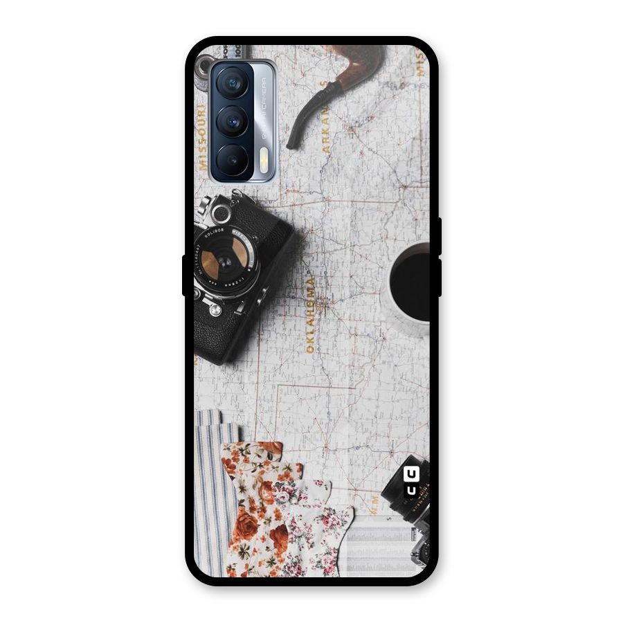 Camera Smoky Pipe Glass Back Case for Realme X7