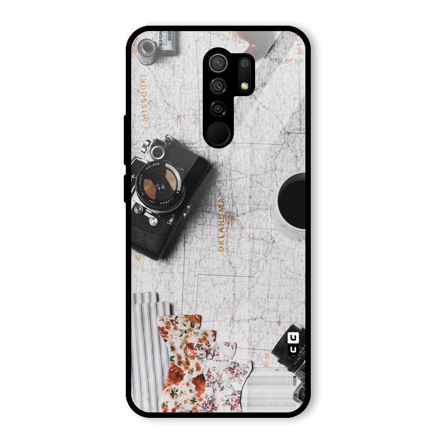 Camera Smoky Pipe Glass Back Case for Redmi 9 Prime