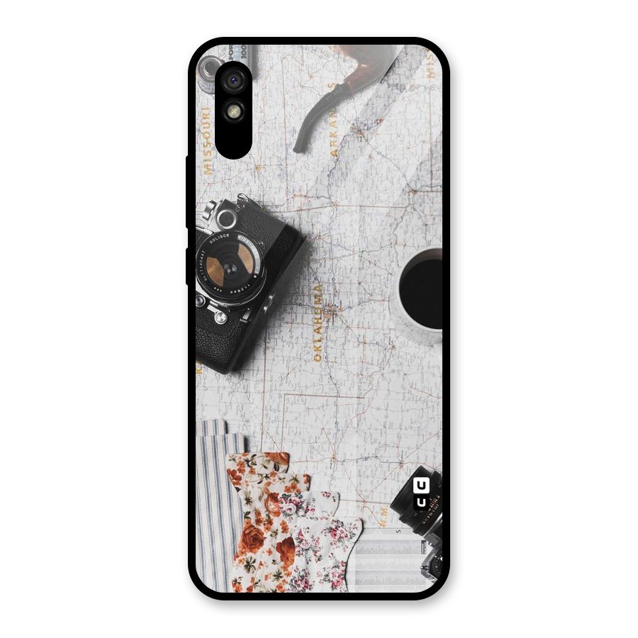 Camera Smoky Pipe Glass Back Case for Redmi 9i