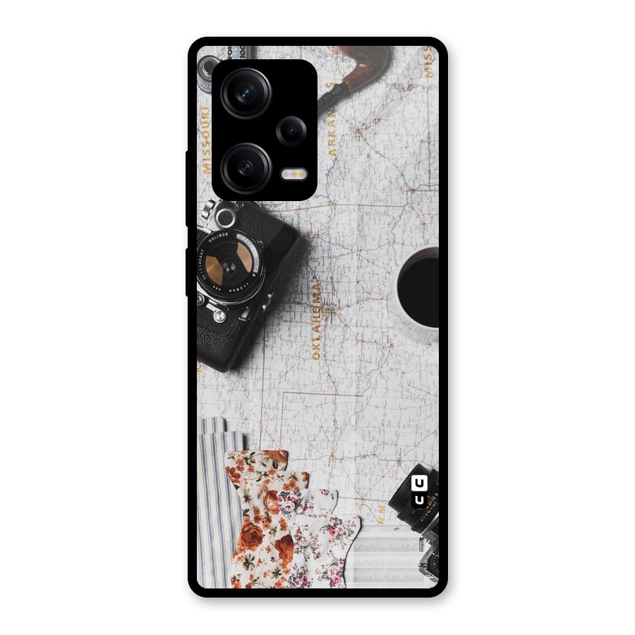 Camera Smoky Pipe Glass Back Case for Redmi Note 12 Pro