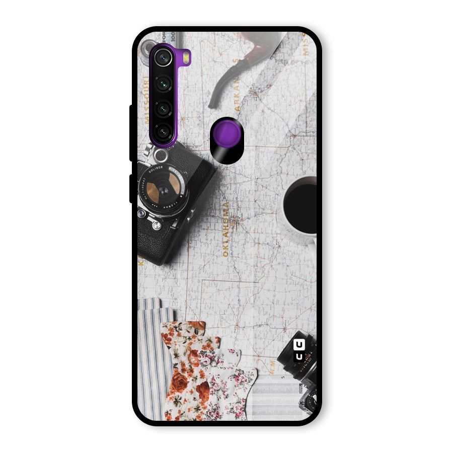 Camera Smoky Pipe Glass Back Case for Redmi Note 8