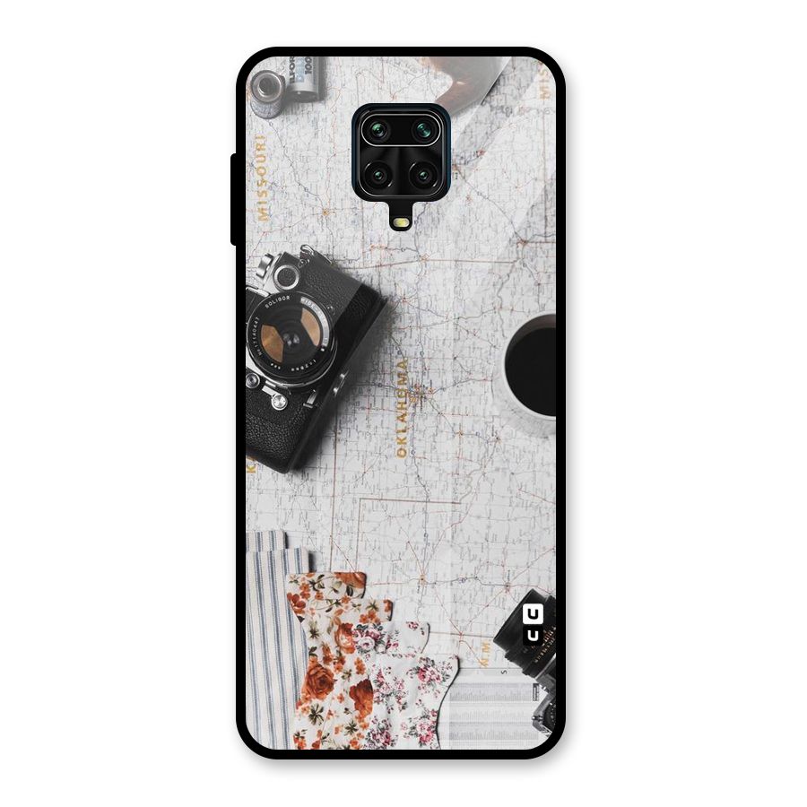 Camera Smoky Pipe Glass Back Case for Redmi Note 9 Pro