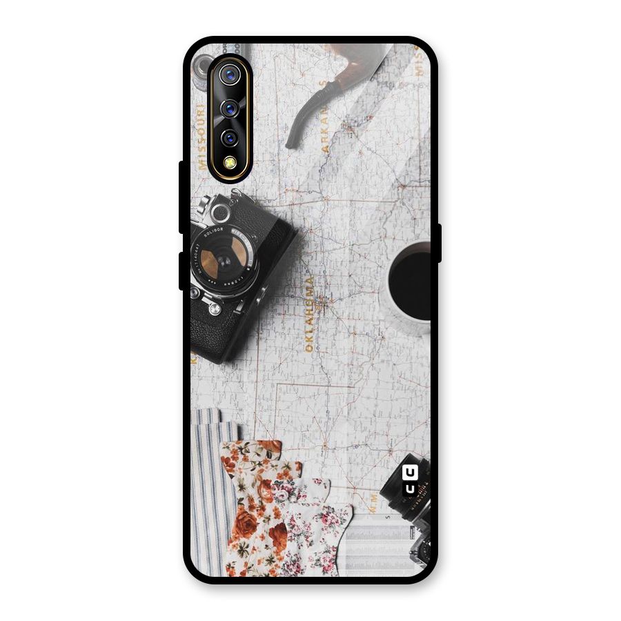Camera Smoky Pipe Glass Back Case for Vivo S1
