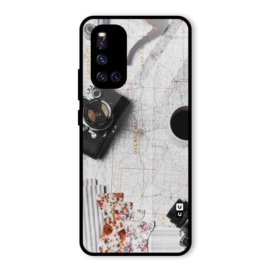 Camera Smoky Pipe Glass Back Case for Vivo V19