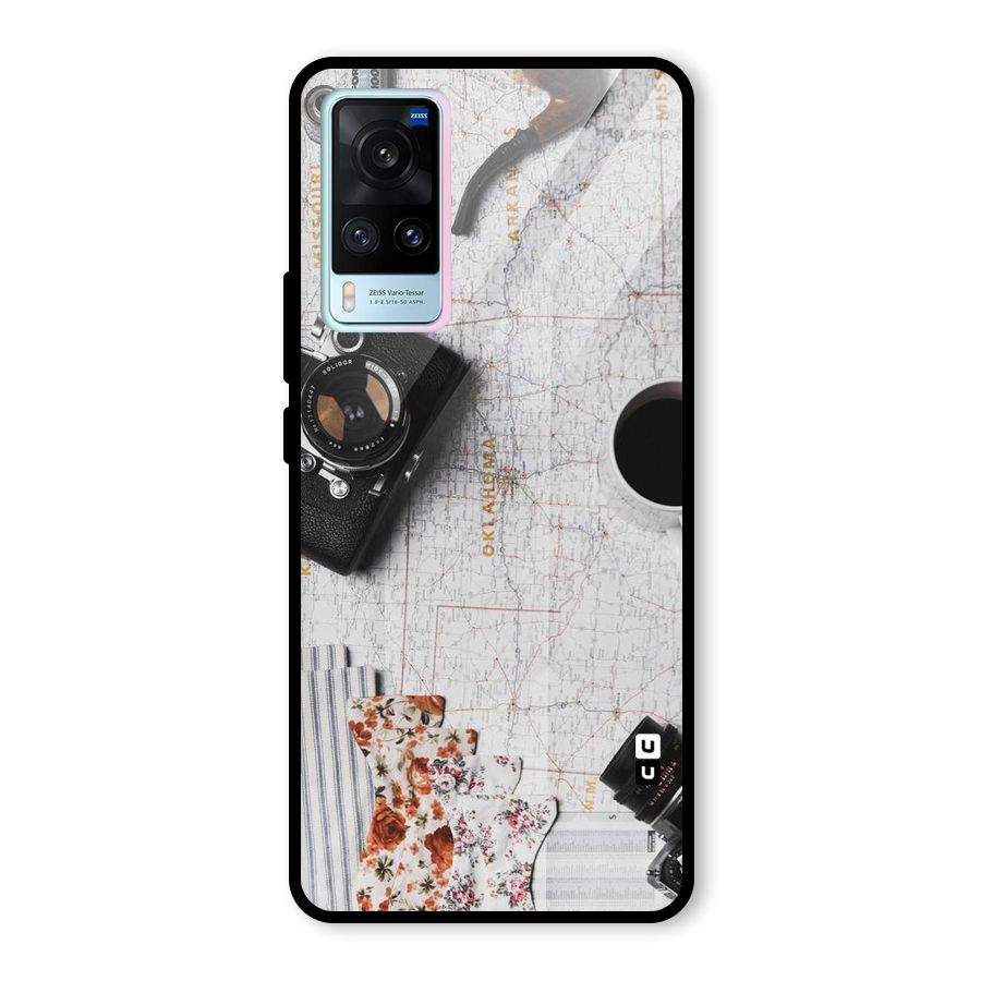 Camera Smoky Pipe Glass Back Case for Vivo X60