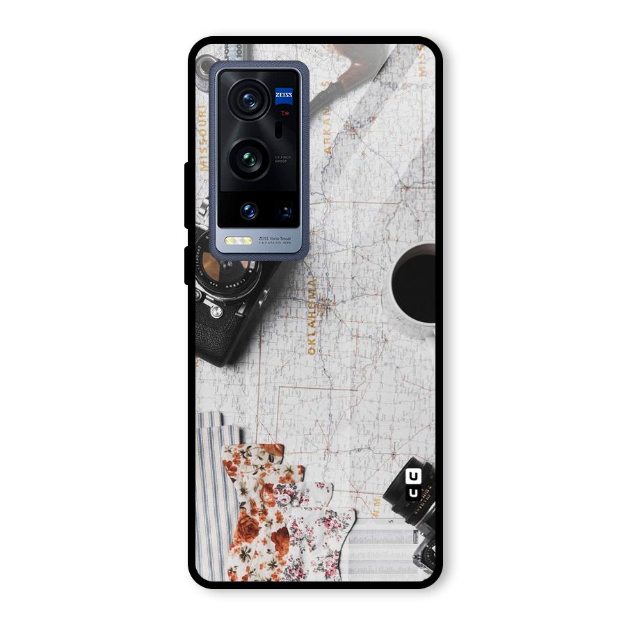 Camera Smoky Pipe Glass Back Case for Vivo X60 Pro Plus
