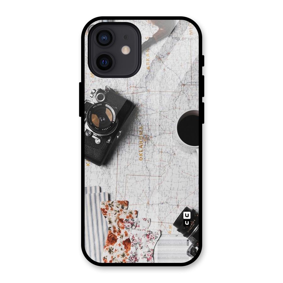 Camera Smoky Pipe Glass Back Case for iPhone 12