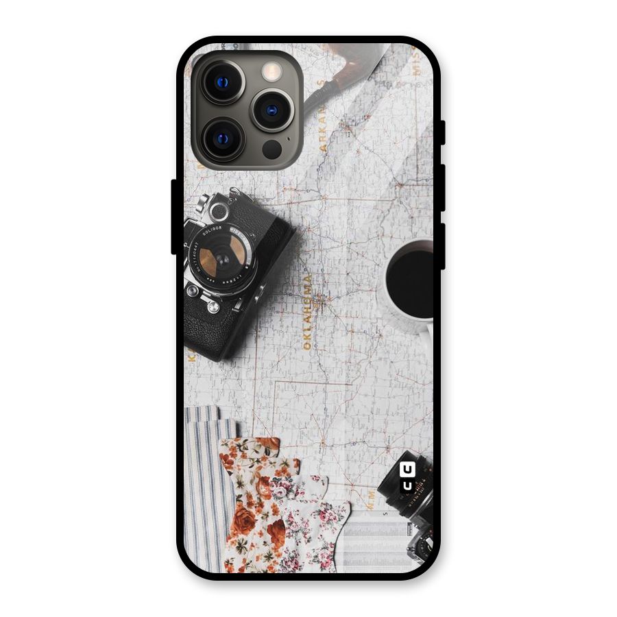 Camera Smoky Pipe Glass Back Case for iPhone 12 Pro Max