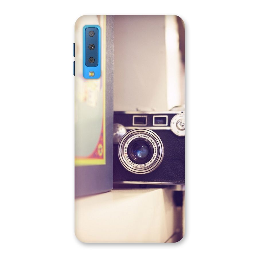 Camera Vintage Pastel Back Case for Galaxy A7 (2018)