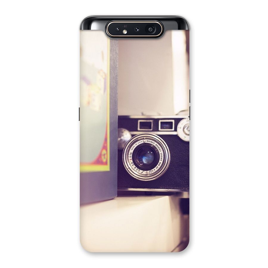 Camera Vintage Pastel Back Case for Galaxy A80