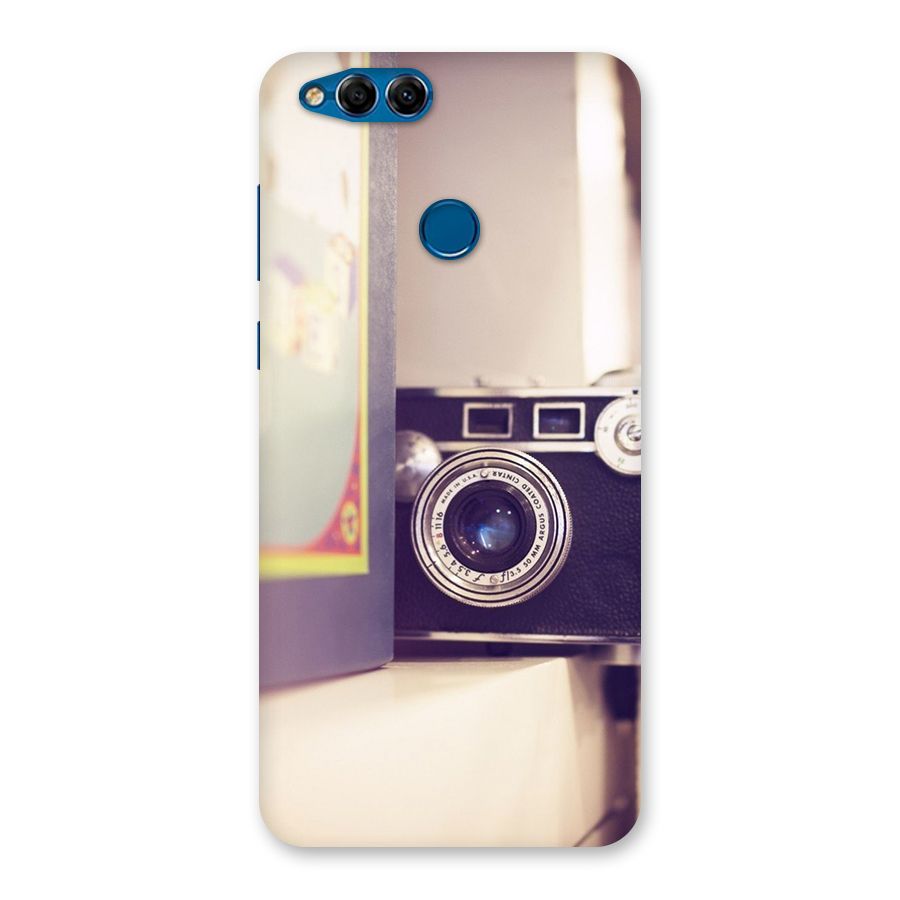 Camera Vintage Pastel Back Case for Honor 7X