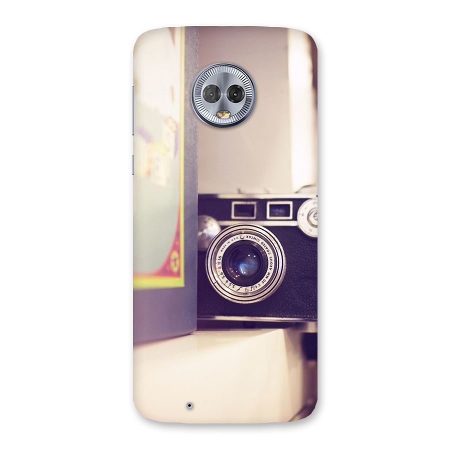 Camera Vintage Pastel Back Case for Moto G6