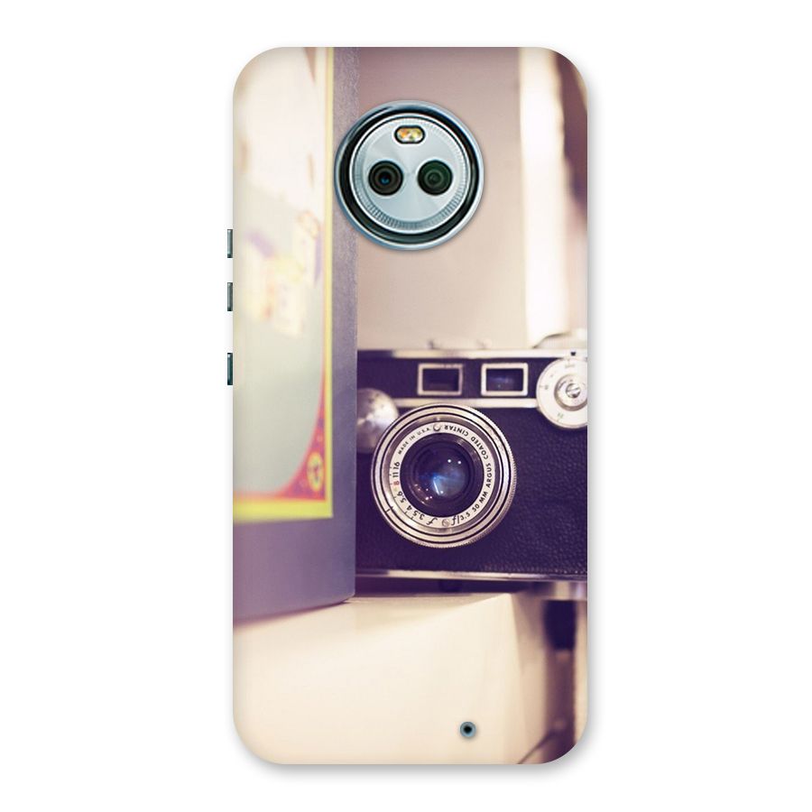Camera Vintage Pastel Back Case for Moto X4