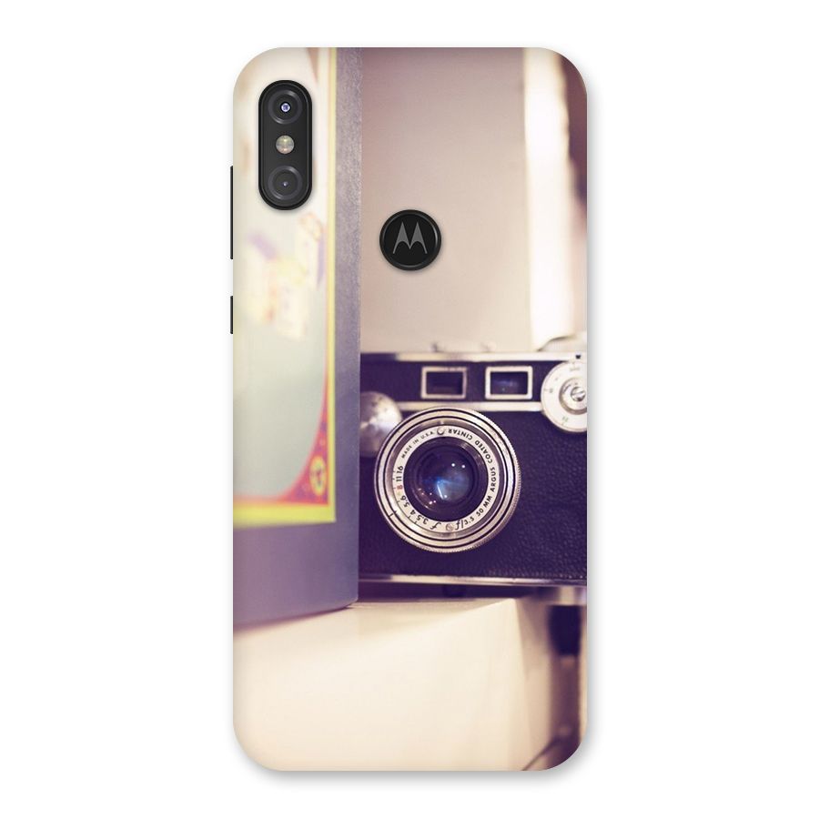 Camera Vintage Pastel Back Case for Motorola One Power