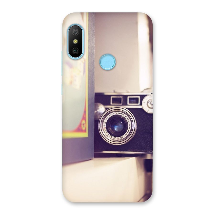 Camera Vintage Pastel Back Case for Redmi 6 Pro