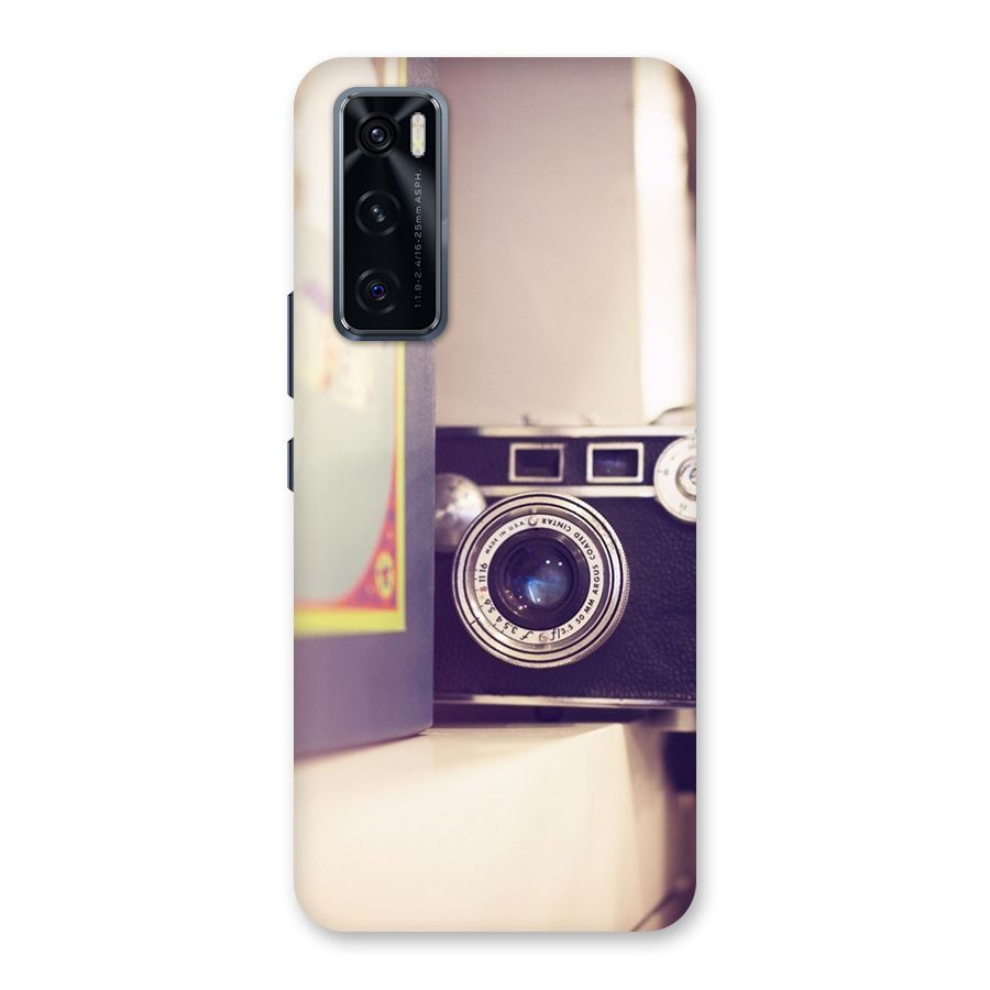 Camera Vintage Pastel Back Case for Vivo V20 SE