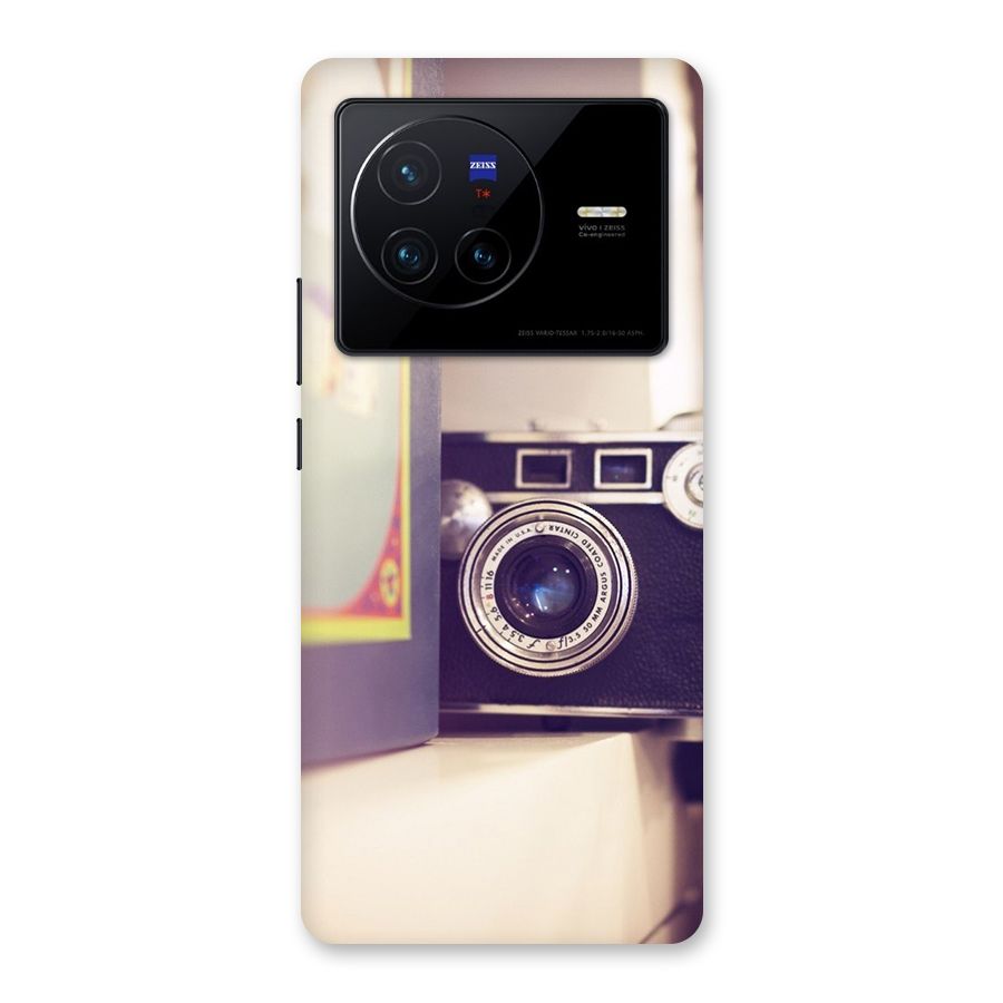Camera Vintage Pastel Back Case for Vivo X80