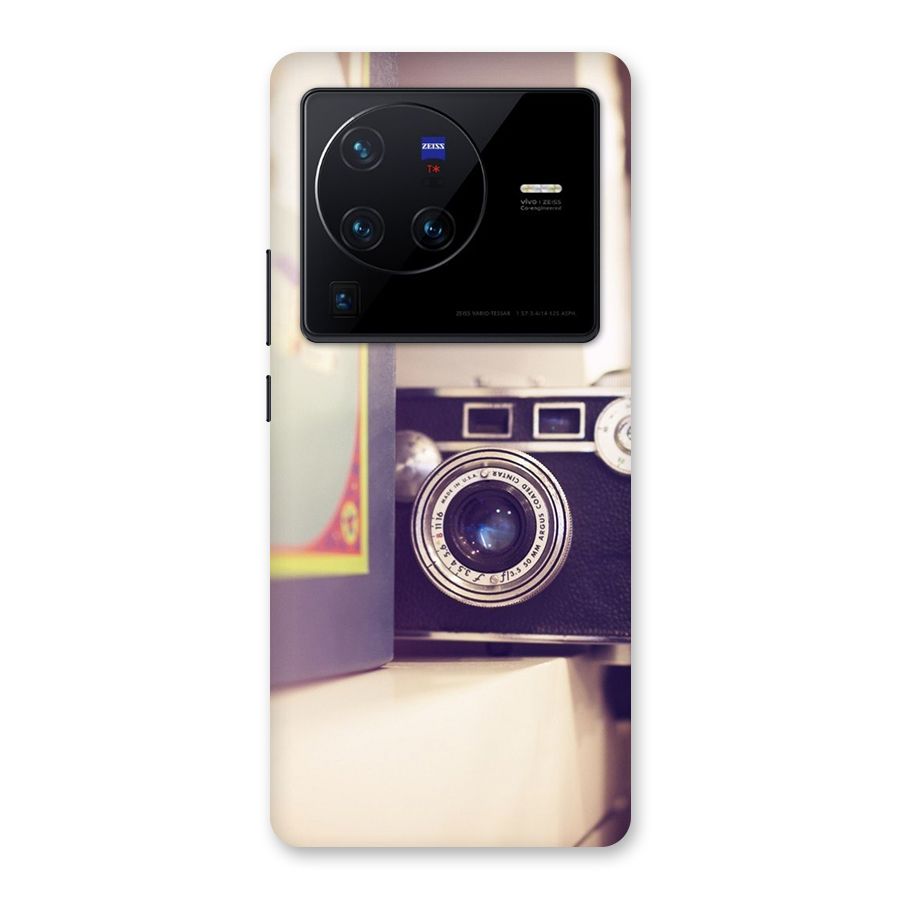 Camera Vintage Pastel Back Case for Vivo X80 Pro