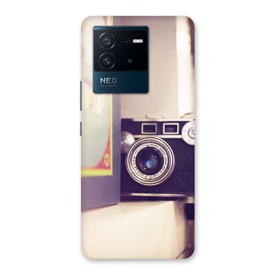 Camera Vintage Pastel Back Case for Vivo iQOO Neo 6 5G