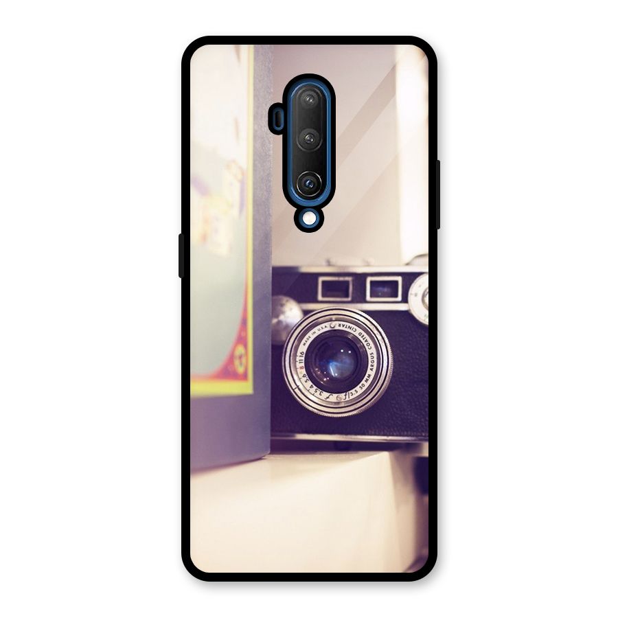 Camera Vintage Pastel Glass Back Case for OnePlus 7T Pro
