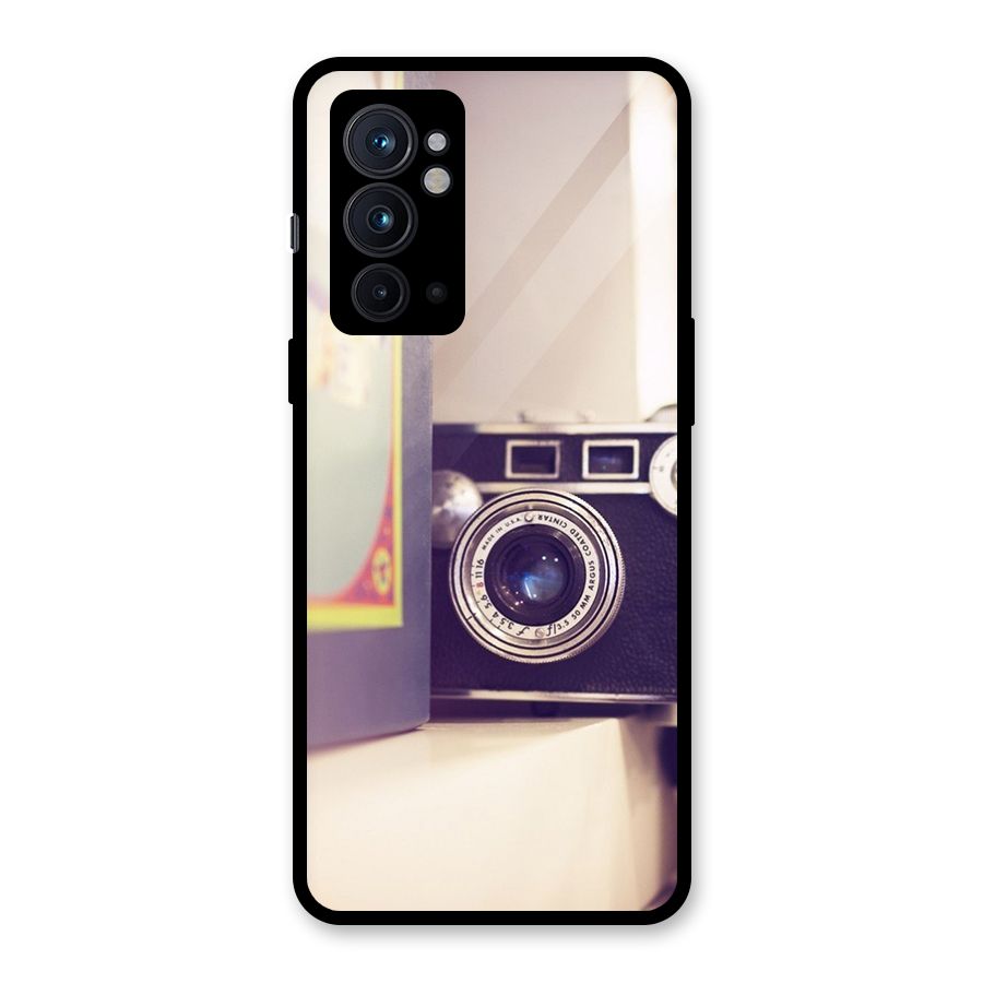 Camera Vintage Pastel Glass Back Case for OnePlus 9RT 5G